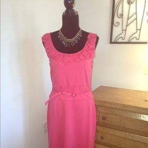 Pink sleeveless dress